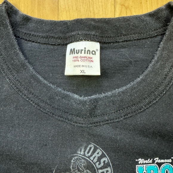 Vintage 1997 Iron Horse Saloon Bike Week 90s Rare AOP Shirt - Picture 8 of 8